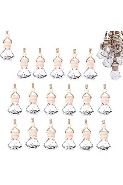 Generic Brand 20 x Difuzoare auto suspendabile din sticlă - Sticle de parfum ...