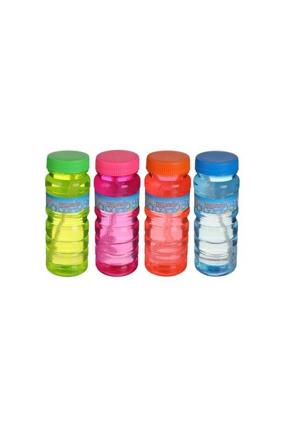 Jumbo Baloane de Sapun in Sticla Transparenta 4 Culori Neon - 118ml