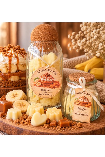 Aura Mare Wax Melts Banoffee 50g – Χειροποίητα Αρωματικά Wax Melts από 100% Κ...