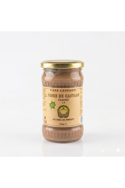 Casa Castanei Classic chestnut puree with reduced sugar content 15% 320 gr