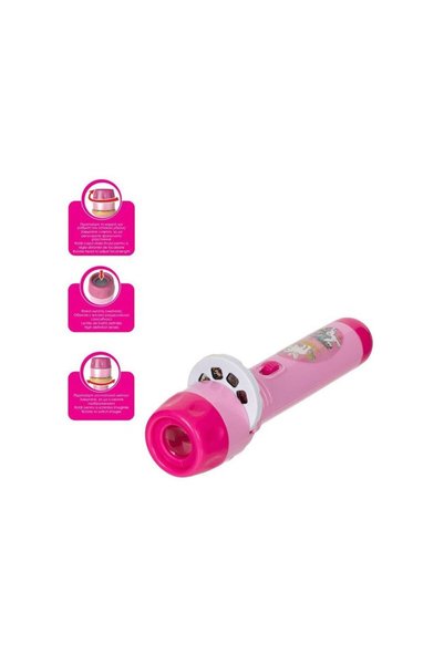 Jumbo Lanterna Proiector Roz Unicorn cu 3 Diapozitive