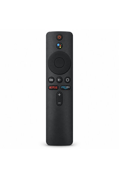 BURAQ جهاز التحكم عن بعد الذكي لتلفزيون Mi مع أزرار Netflix وPrime Video - أسود