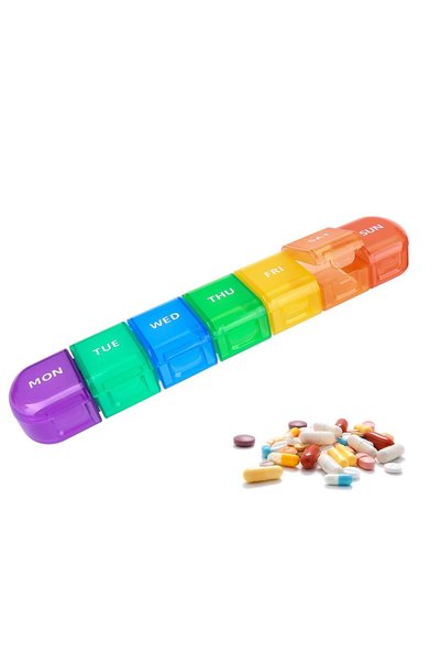 Generic Brand 1 τεμ. Εβδομαδιαίος Οργανωτής Χαπιών 7 Ημερών, Κουτί Φαρμάκων, ...