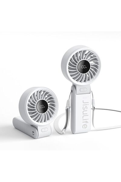Generic مروحة محمولة، مروحة محمولة مع شاشة LED [تبريد أقصى لمدة 19.5 ساعة] 50...