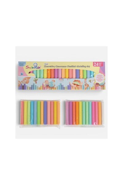 Jumbo Plastilina 24 Culori Pastel - 500g