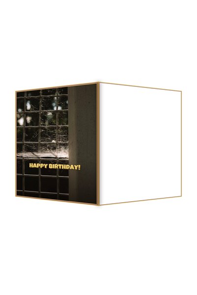 OEM Felicitare Aniversare Rețea Cupru, Design Elegant, Dimensiune 13.3x19.4 cm