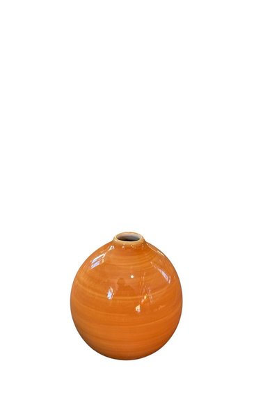 COZY Vază decorativă Creations Orange – Ceramică, Formă rotundă, Stil modern