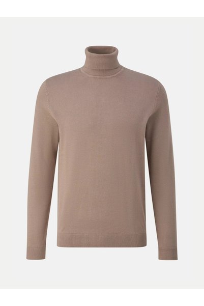 s.Oliver Knitted Sweater, Men, Cotton, High Neck, Regular Fit