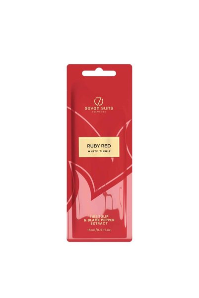 7suns Ruby Red White Tingle, accelerator de bronzare intens încălzitor pentru...