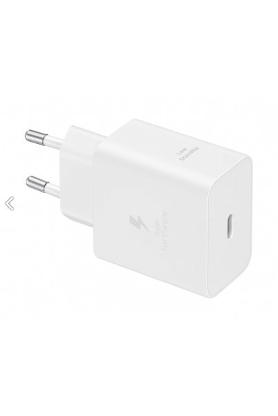 Samsung 45W 4.05A Încărcător de perete 1x USB-C cu cablu USB-C, Alb