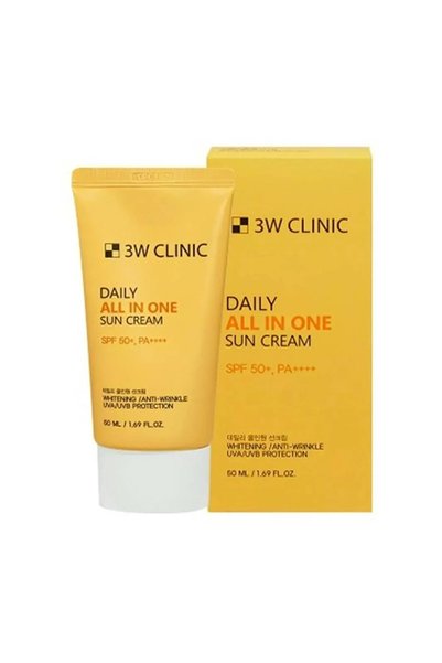 3W CLINIC كريم واقي شمسي متعدد الاستخدامات، 50 مل.