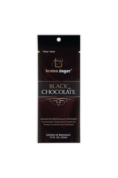 Brown Sugar Cremă pentru solariu Ciocolată Neagră 200X Bronzer Negru cu cioco...