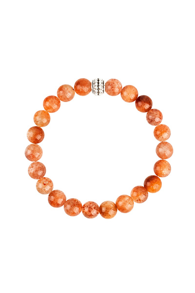 ALUULA Zawira Sunstone natural stone bracelet (8mm sphere cut)