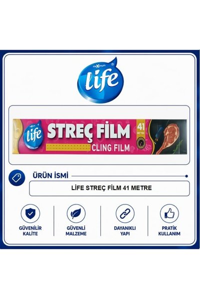 Life Streç Film 41 Metre (24'li Paket)