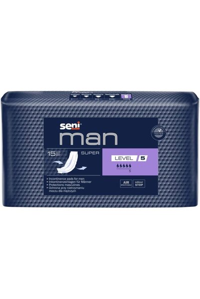 Generic Brand Scutec Absorbant pentru Incontinenta, Seni, 15 buc Man Super
