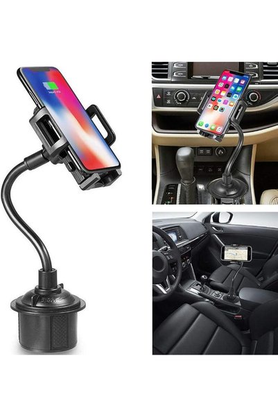 GENERAL Car Phone Mount,360 Degree [Adjustable Distance] Cup Car Phone Holder...