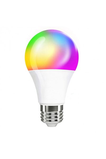 DAMUR Έξυπνη λάμπα LED RGB E27, Προγραμματιζόμενη μέσω εφαρμογής, Προσωποποιη...