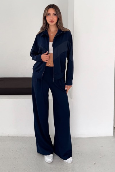 yb yağmur butik Parachute-Paneled Zip Detail Set