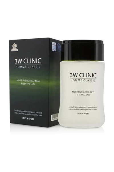 3W CLINIC تونر كلاسيكي للعناية بالبشرة، يرطبها ويمنحها نضارة، 150 مل.