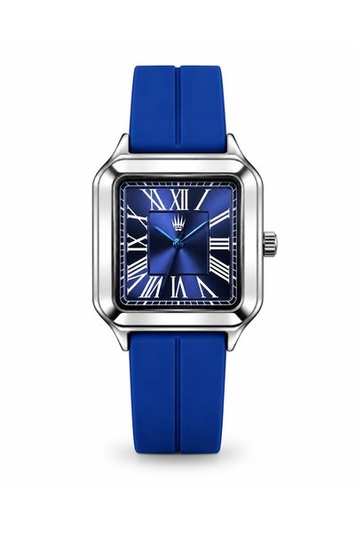 WATCHOFROYAL Square Soft Touch Cordon Bleu Wristwatch