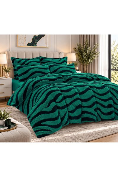 OEM Lenjerie de pat Cocolino, 4 piese, pentru 2 persoane, 160x200 cm, model z...
