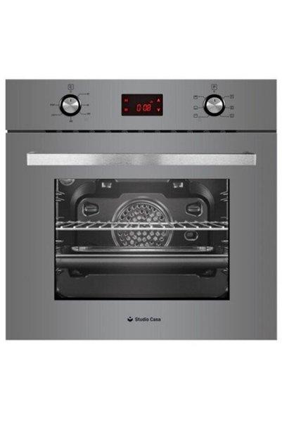 Studio Casa Built-in electric oven FE660 Parma Glass Grey, 6 functions, Fan, ...