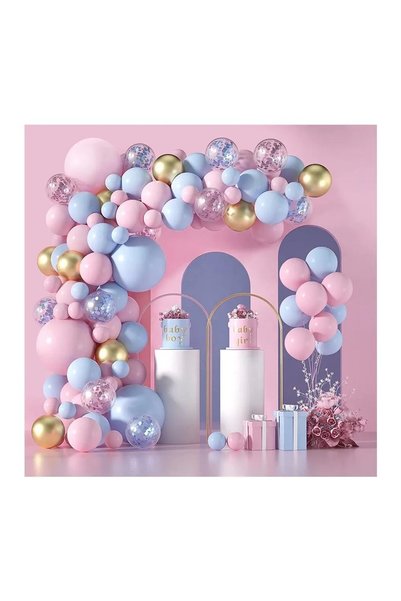 DAMUR Decorative balloons for GENDER PARTY, Innovation, Arch Set 130 balloons...
