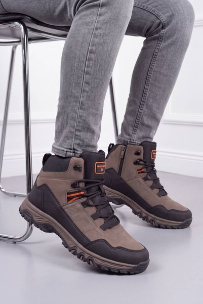 NAVİSHOES Unisex μπότες πεζοπορίας για εξωτερική χρήση, χειμερινές, μακριές, ...