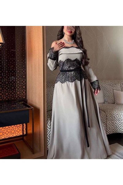 Lumiva فستان مع كلفه دانتيل