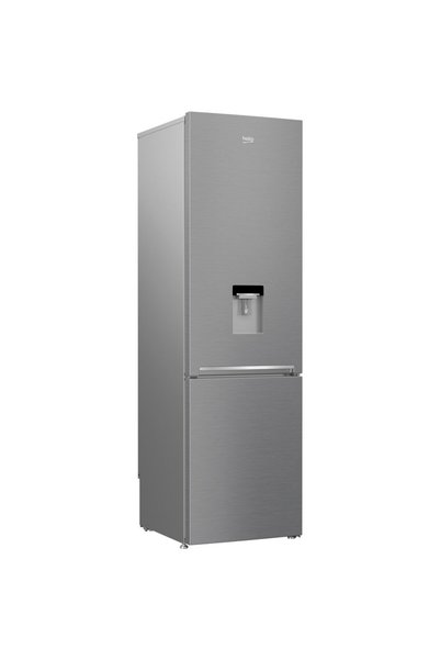 Beko Frigider combinat RCSA406K40DXBN, 362 l, Clasa E, No Frost, Dozator de a...