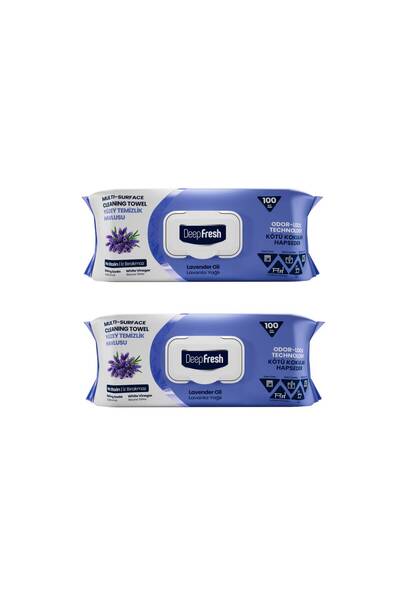 Deep Fresh Servetele pentru multi suprafete lavanda, bicarbonat si otet -100 ...