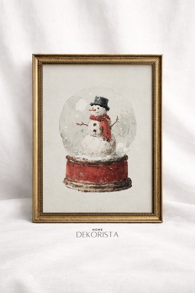 HOME DEKORİSTA Πίνακας με θέμα την Πρωτοχρονιά σε στυλ vintage χωρίς πλαίσιο,...