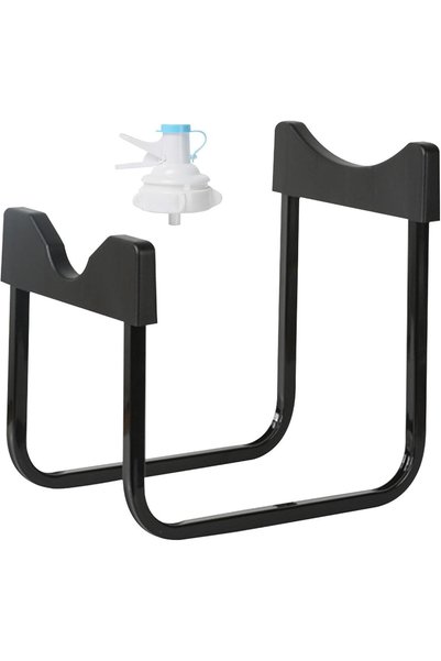 awwaline Suport pentru bidon apa cu dozator, negru, portabil, ideal pentru bu...