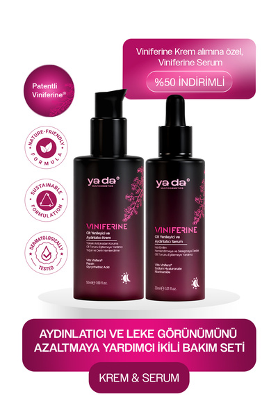 ya da Viniferine Cilt Yenileyici ve Aydınlatıcı Krem ve Serum Rutin Seti
