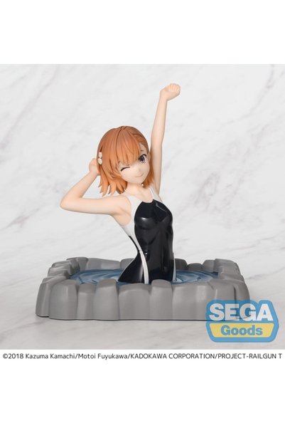 SEGA Mikoto Misaka Thermae Utopia Figurină 14 cm – A Certain Scientific Railg...