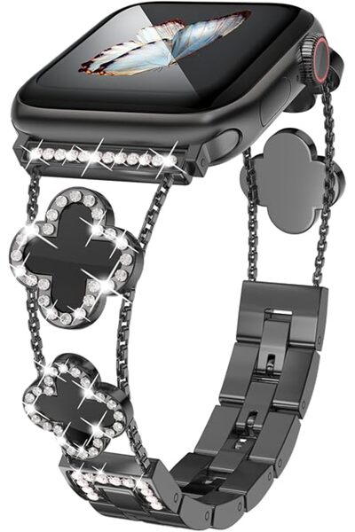 muskar Musk-MSKR diamond metal band adds sparkle to your watch - Compatible w...