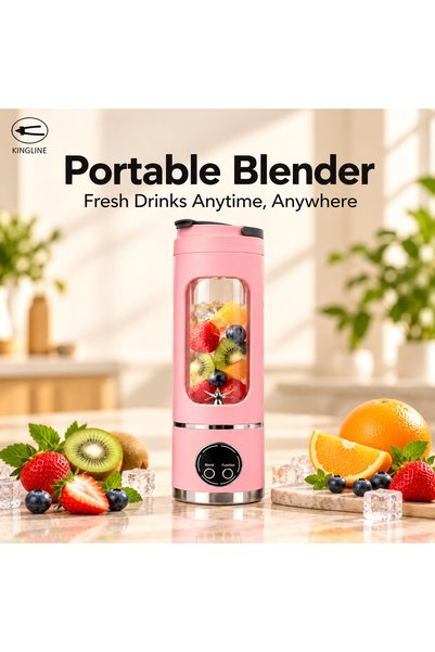 LANNO Portable Blender, Mini Electric Juicer Cup, USB Rechargeable Personal B...