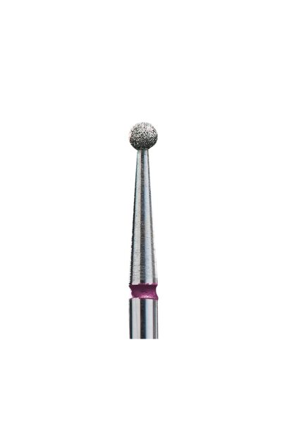 STALEKS Pro Expert Diamond Milling Head, ball, fine grit, red, 2.5 mm, FA01R025