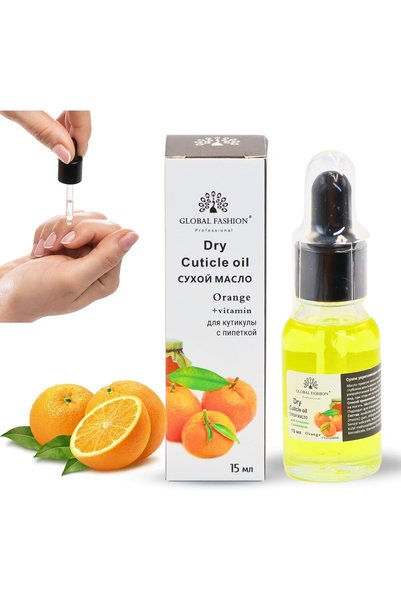 GLOBAL FASHION Professional Global Fashion Vitamin E Nail & Cuticle Oil – Str...