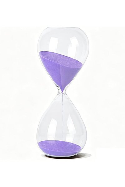 GENERAL Hourglass, Hofbeiti 15-Minute Time Management Manual Blown Sand Timer...