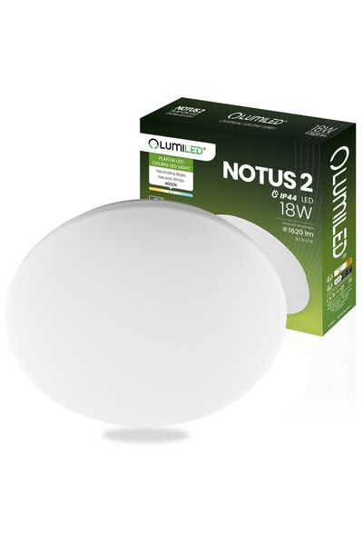Lumiled Plafon LED, montaj încastrat, 18W NOTUS 2, rotund, IP44, 33 cm