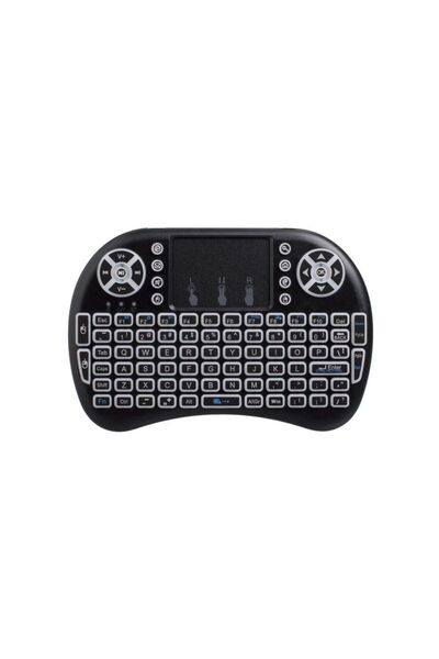 Jumbo Tastatură Mini Wireless cu Touchpad și LED pentru Dispozitive