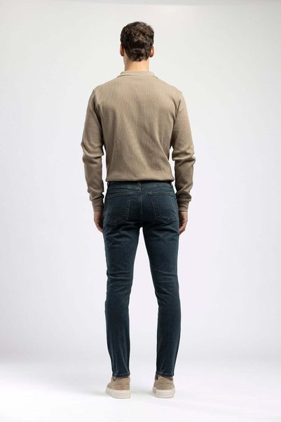 Lee Cooper Jack Erkek Yüksek Dar Kesim Jean Mavi