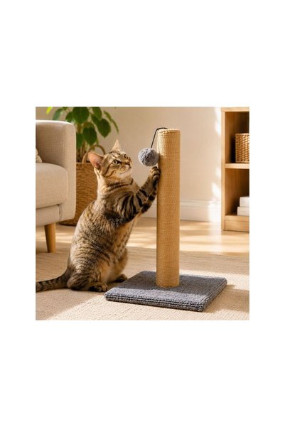 Jumbo Stalp cu Baza de Zgariat pentru Pisici 30x30x40cm