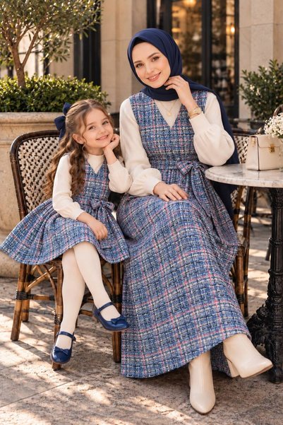 Kışlık anne kız kombin (sepete ayrı ayrı ekleyin)