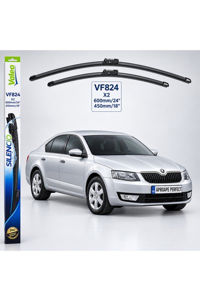 VALEO Wipers Skoda Octavia III (5E3, NL3, NR3) 2012-2020 | Silencio Xtrm VF82...