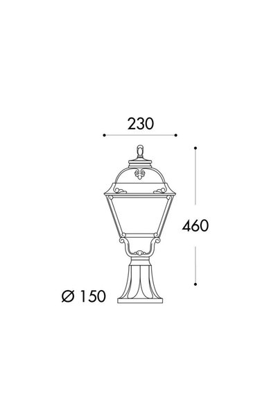 FUMAGALLİ MINILOT/CEFA outdoor lighting fixture transparent white E27 IP55 23...