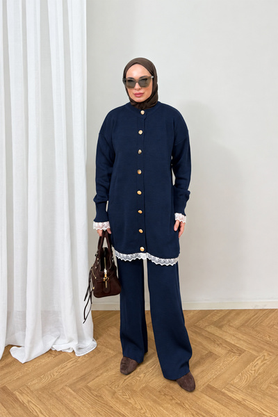 Melike Tatar Lace Knitwear Set 92-9205