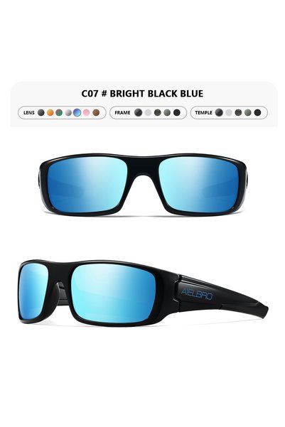 Choice ONE SIZE SSKP0870-C07 AIELBRO Sunglasses for Men Women Protection Spor...