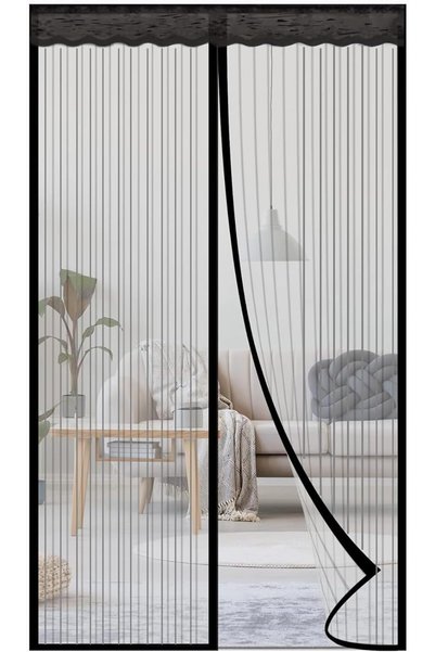 PAHOO Magnetic Screen Door Fit Door Size 220×120cm, Anti Mosquito Door Fly Sc...